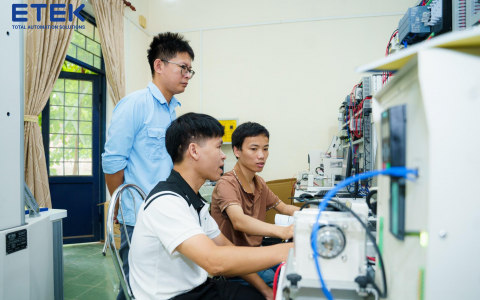 ETEK Completes Practical Training Equipment System at Nghe An College of Economics and Technology